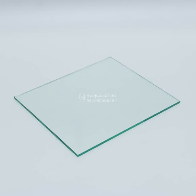 a sheet of clear glass