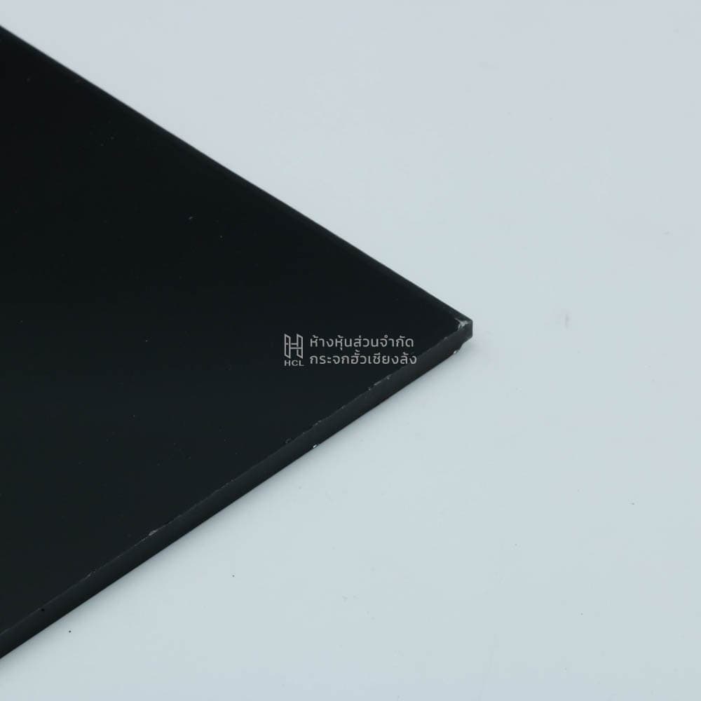 Image of black color coated glass