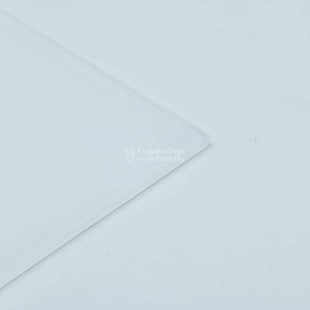 Image of white color coated glass