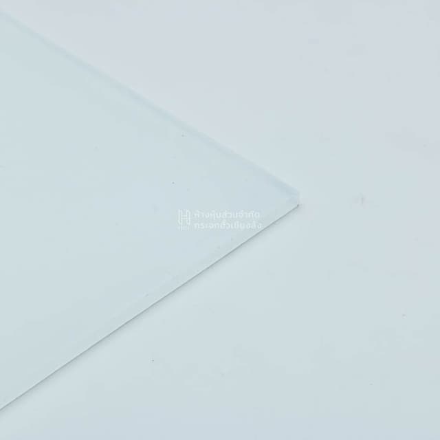 corner of white color coated glass