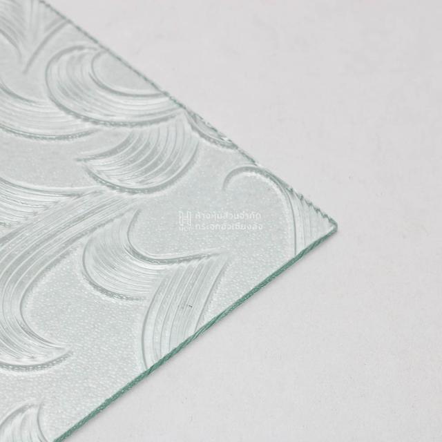 sheet clear millionaire pattern glass