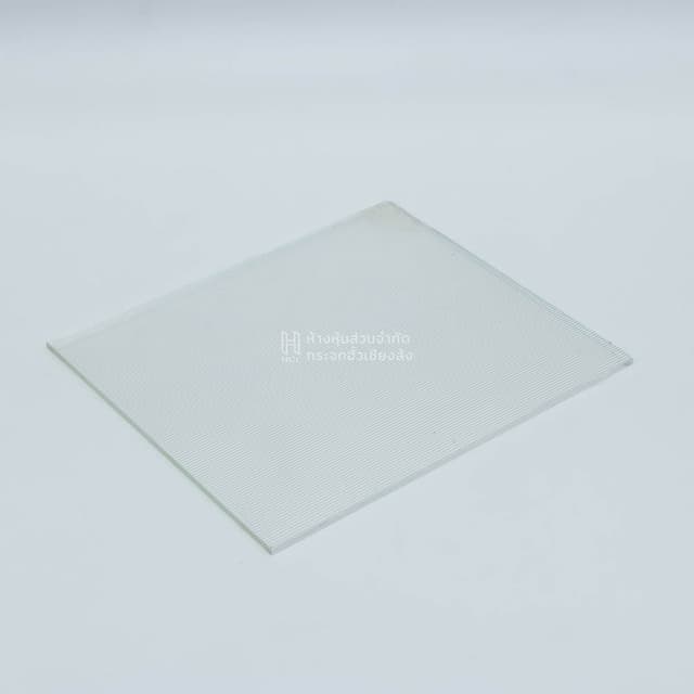 a sheet of clear small moru patterned glass