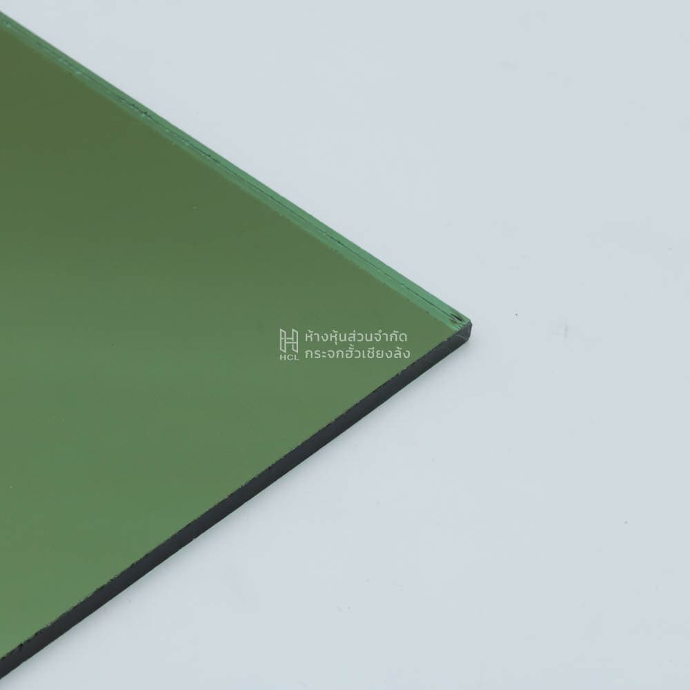 Image of green reflective glass