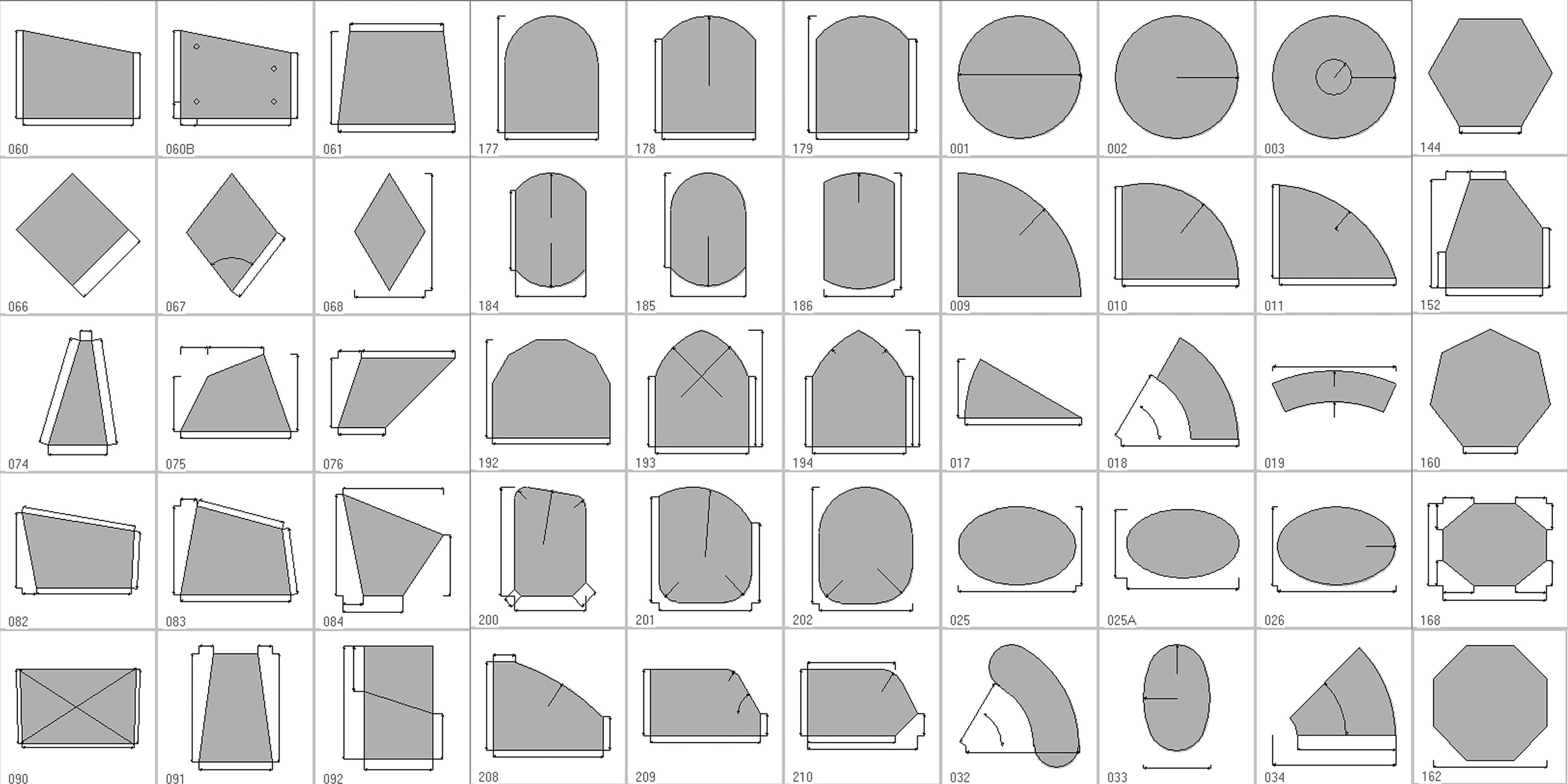 Shapes that CNC machine can cut